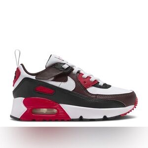 Size 12.5C NEW Nike Air Max 90 Easyon PS Burgundy Crush/White/Black HF6357-600